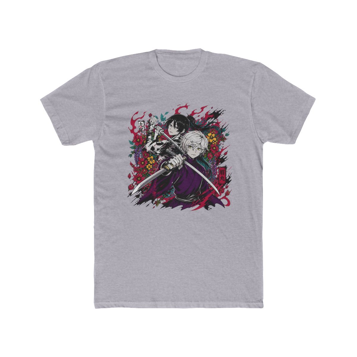 Gabimaru T Shirt, Hell's Paradise Jigokuraku Manga Anime Shirt,Charcoal color,size XL | Hell's Paradise: Jigokuraku - alternate angle 3, merchandise